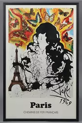 Buy Salvador Dali Exhibition Poster - Chemins De Fer Franca's • 258.75£