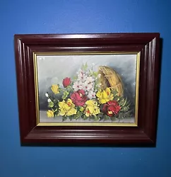 Buy Vintage Signed Floral Still Life Oil Painting  • 40£