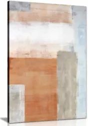 Buy Brown Grey Abstract Art Painting Canvas Wall Art Picture Print • 11.99£
