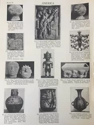 Buy Antique Print America Sepulchral Clay Urn Stone Sculptures Painted Vessel 1926 • 2.89£