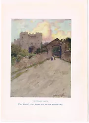 Buy Carisbrooke Castle Isle Of Wight Antique Picture Print 1921 BBIOW#04 • 2.49£