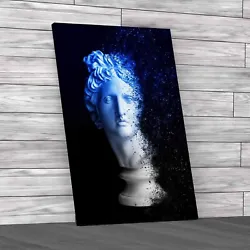 Buy Sculpture Face Canvas Print Large Picture Wall Art • 21.95£