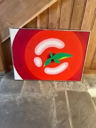 Buy Tomato, Original  Acrylic Painting, Framed On Canvas  92 X 67cms Kitchen Art • 25£