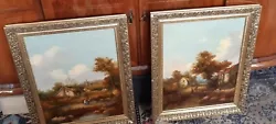 Buy A Pair Of 19th Century's Antique Oil Paintings, Signed  W. Webb , (1830-1904). • 499£