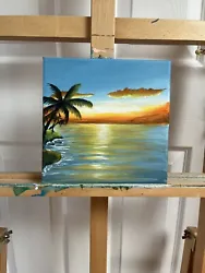 Buy Tropical Beach Original Painting • 20£