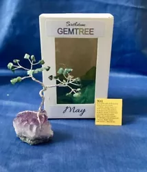 Buy Emerald Gemstone Tree, May Birthstone Gift, Giftbox Handmade • 10£