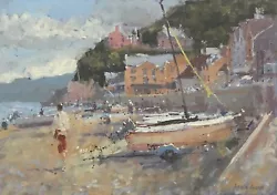 Buy Gerald Green British Contemporary Fine Art 'Along The Beach At Torcross' • 250£