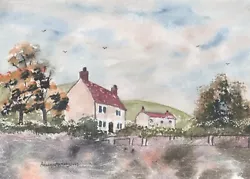 Buy POTTAGE BRAY - Original Watercolour Painting By ADRIAN APPLEBY • 4.99£