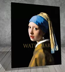 Buy Johannes Vermeer Girl With A Pearl Earring CANVAS PAINTING ART PRINT 431 • 4.94£