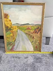 Buy Original Landscape Oil Painting River Vegetation Mountains Fine Art Canvas Board • 24.78£