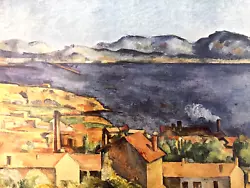 Buy CEZANNE Paul Printed 1958 Art Print France Mountains Sea 1886 French Landscape • 25£