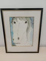 Buy Richard Conway Jones Watercolour Painting Of Horse In Frame  • 32£
