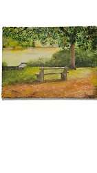 Buy ACRYLIC PAINTING ON CANVAS 18X24INCH ✅️ Somewhere In The Forest Of Dean • 75£