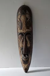 Buy Vintage African Natural Wood Mask Tall 50 Cm • 85£