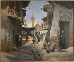 Buy Original Oil Painting On Canvas The Old Neighborhoods, The City Of Najaf,Iraq • 133,201.57£