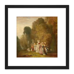 Buy William Turner What You Will 1822 Painting Square Framed Wall Art 8X8 In • 17.49£