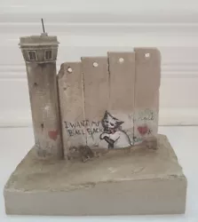 Buy RARE Banksy I WANT MY BALL BACK Tower Original Direct From Walled Off Hotel   • 3,937.47£