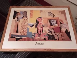 Buy Pablo Picasso Framed Print Of Painting  Femmes à Leur Toilette  Women Washing • 24£