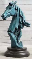 Buy Original Milo Gorgeous Bust Horse Head Bronze Sculpture Art Deco Figure Figurine • 99.23£