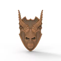 Buy STL File Ornament Digital Model Ancient Gothic Devil Gargoyle Mask Architectural • 2.32£