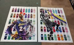 Buy 2x DEATH NYC Ltd Ed Street Art Prints 45x32cm Lakers Kobe Bryant X Mr. Brainwash • 159.32£