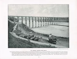 Buy Berwick Upon Tweed Bridges Northumberland Antique Picture Print C1896 PEAW#239 • 5.99£