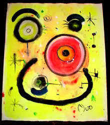 Buy After Joan Miró - 20th Century Oil, Still Life II Original Painting Signed • 0.99£