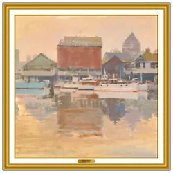 Buy Ken Howard Original Oil Painting On Canvas Nautical Landscape Boats Framed Art • 4,342.15£