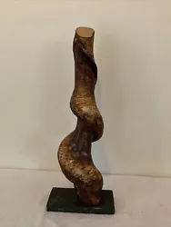 Buy Stunning Solid Wooden Twisted Root Sculpture By Artist Jim Brown • 40£