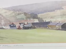 Buy Derek Caister Watercolour  Farm At Milltown ASHOVER  Derbyshire Signed & Framed • 32£