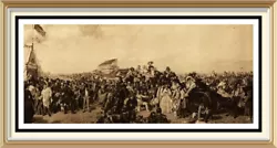 Buy Original Art By William Frith Antique Print DERBY DAY Horse Racing From Painting • 7.99£