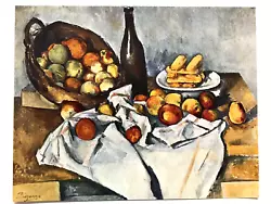 Buy CEZANNE Paul Art Printed 1958 Apples Oranges Still Life Vintage French Painting • 25£