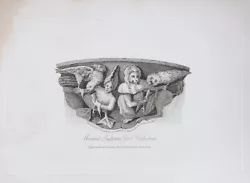 Buy Ancient Sculpture York Cathedral, Antique Print Miniature 1817 Greig, Stanley • 4.95£
