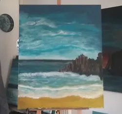 Buy Summer At The Beach Painting By Sarah Elizabeth Art Large • 30£