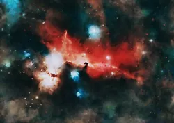 Buy Space And Nebula Watercolour Painting Watercolour Painting Unique Gift (print) • 4.99£