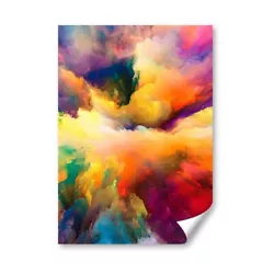 Buy A5 - Watercolour Cloud Explosion Paint Print 14.8x21cm 280gsm #14638 • 3.99£
