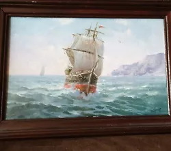Buy Painting By The Famous Ukrainian Artist Denisenko , Maritime Scene. Oil On Board • 65£