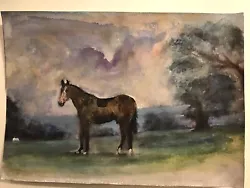 Buy Original Horse Watercolour Painting • 58£