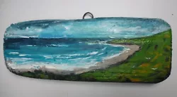 Buy Beach Cove Seascape Driftwood Plaque • 8£