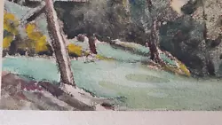 Buy Winston Churchill Original Old Painting Landscape No Print • 250£