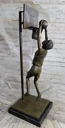 Buy Boy Playing Basketball Suitable For Indoor Or Outdoor/Garden Bronze Sculpture NR • 1,135.73£