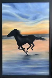 Buy  Low Tide Horse  Oil/Canvas Painting 24x36  Signed - Direct From The Artist • 129£
