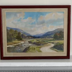 Buy Framed Original Watercolour Mountain Landscape Signed G Trevor • 14.99£