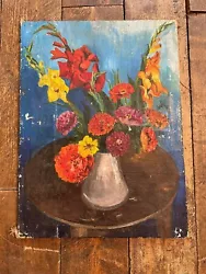 Buy Antique Large French Oil On Canvas • 78£
