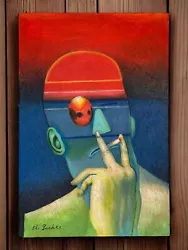 Buy Edward Paschke Artist Oil Painting Canvas Signed Stamped Hand Handmade Vintage • 115.92£