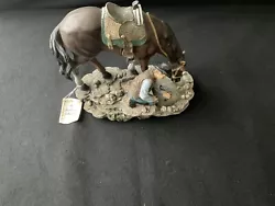Buy Academy Collection Sculpture Cowboy With Horse Unboxed • 7£