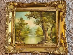 Buy Original Antique Oil Painting Artwork Depicting Woodland River Scene 1874-1939 • 49.99£