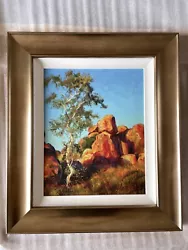 Buy Rolf Harris Single Gum Tree - Limited 194 Signed Canvas Print • 110£