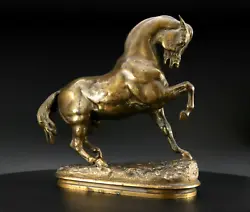 Buy Antoine-Louis Barye Paris, 1795 - 1875 Cheval Turc N° 2 Bronze Doré  • 81,365.52£
