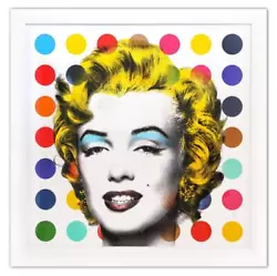 Buy Mr. Brainwash- Original Mixed Media On Paper  Marilyn Monroe  • 12,599.91£